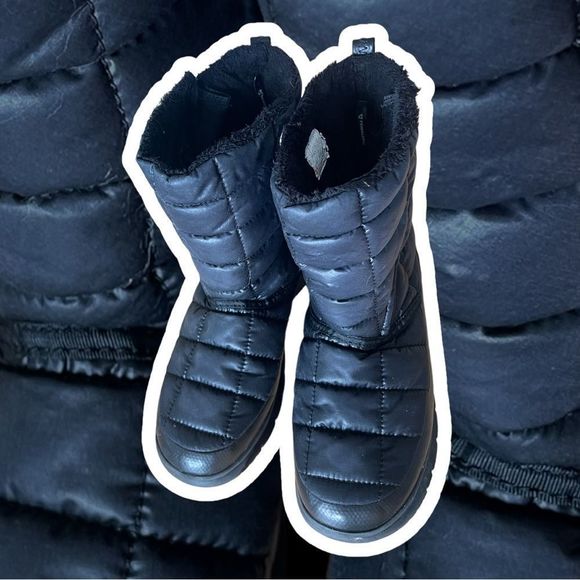 NORTH FACE Thermo Microbaffle Bootie Zip Sz 8 - Picture 2 of 8